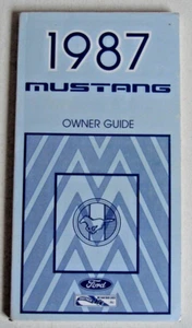 Ford . 1987 Mustang . Owner Guide . 1987 - Bild 1 von 2