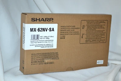 *NEW* GENUINE SHARP MX-62NV-SA DEVELOPER ( 1 - YELLOW,  1 - MAGENTA, 1 CYAN) - Image 1 of 2