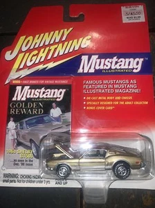 JOHNNY LIGHTNING 1968 Ford Mustang Shelby GT500 Mustang illustrated Magazine - Picture 1 of 2