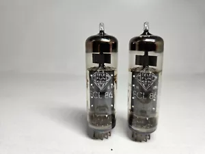 2 x Telefunken ECL86 matched Pair Diamond - Bild 1 von 5