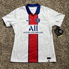 Nike Paris Saint-germain 2020/21 Away Soccer Jersey White Cd4406 Women Medium