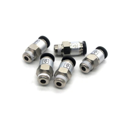  Pneumatic Straight Connector Check Valve 6mm OD Tube 1/8'' Touch Qucik Fitting - Image 1 of 4
