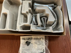 LESEN MOEN Wynford T653 2-Hebel Deck montiert römische Wanne Füllleiste Chrom B29 - Bild 1 von 7