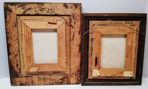 2 alte Ölgemälde auf Leinwand signiert Vivian Mooty 1916/98 Pfingstrose & Spitzenmamas - Bild 1 von 21