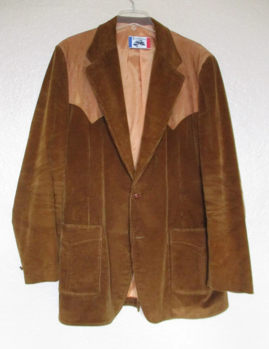 Rockabilly Corduroy Vintage Suit Jackets & Blazers for Men for