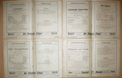 Dresden A., Programmhefte 1919, Hof-Theater, Oper! Auch Normalversand möglich! - Bild 1 von 2