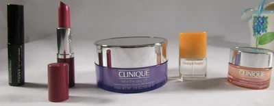 Nuevo desmaquillante Clinique, lápiz labial, rímel, crema para ojos, Happy Cologne Foto 1 de 4