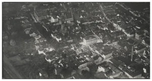 ZZ-2513/ Pössneck   Foto Luftbild 18 x 9,5 cm ca.1938 - Picture 1 of 2