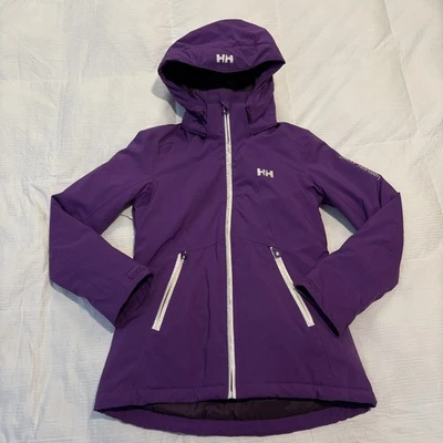 Chaqueta con Capucha Helly Hansen Helly Tech Performance Mujer Pequeña Púrpura Impermeable Foto 1 de 4