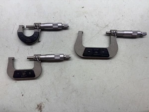 Outside Mitutoyo Micrometer Lot Machinist Measuring Tools Vintage - Picture 1 of 10