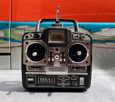 Futaba T6XA S Controller Air Plane RC PCM1024 75MHz with Crystal & Battery Pack - Image 1 of 4