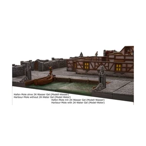 Ziterdes 25mm Terrain Dunkelstat - Harbour Mole Pack New - Picture 1 of 2