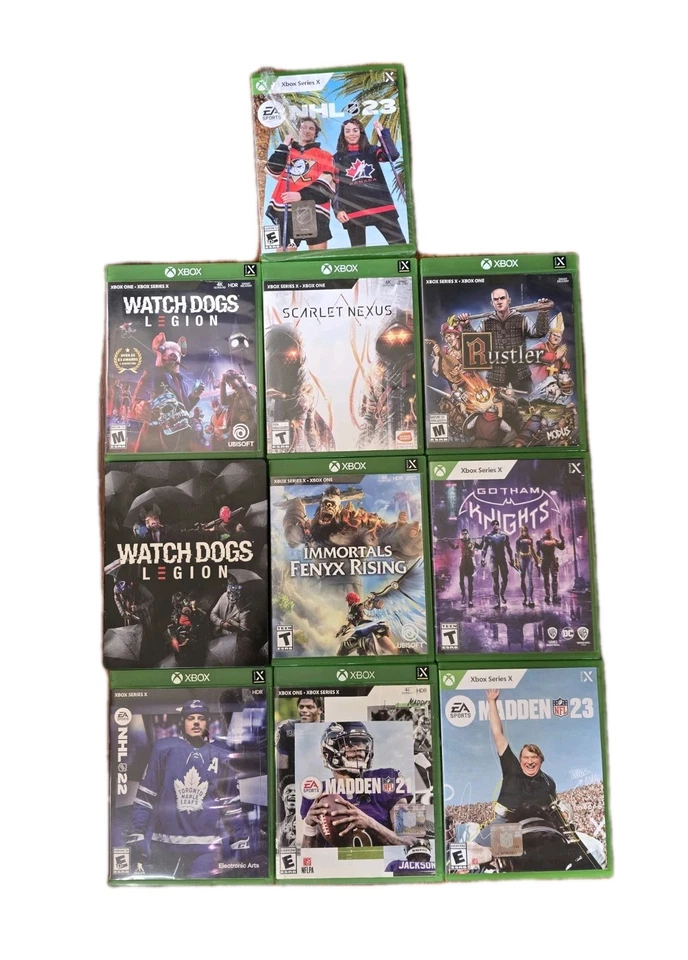 Xbox Series X/One Lote de 9 Juegos 10 Estuches - Watch Dogs Steelbook + Extras Foto 1 de 4