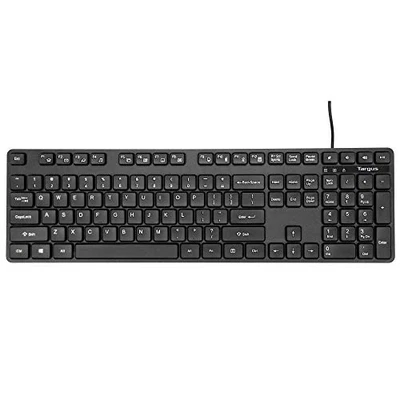 TARGUS USB STANDARD SIZE CORPORATE KEYBOARD USB PORT CONNECTOR AKB30US - BLACK - Image 1 of 4