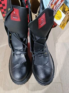 Black Diamond Wildland Fire Boots Mens Size 10 W Black Vibram NFPA 1977 USA - Picture 1 of 9