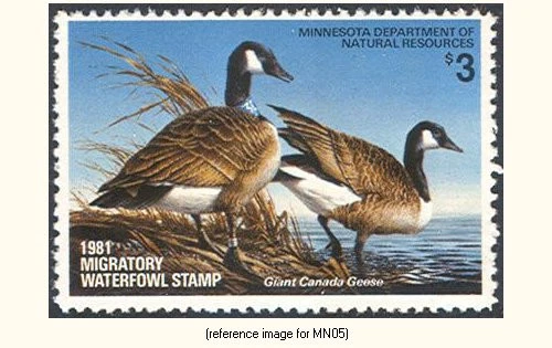 D2K Minnesota Duck Stamp 1981 $3.00 - Image 1 of 1