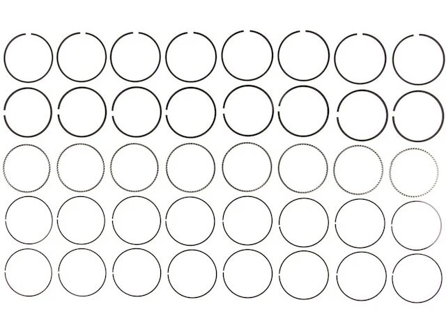 Piston Ring Set For 1999-2010 Ford F350 Super Duty 5.4L V8 2000 2001 RV923PW - Image 1 of 1