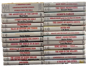 Great Illustrated Classics Lot Of 25 Children's Hardcover Books Literature - Picture 1 of 2