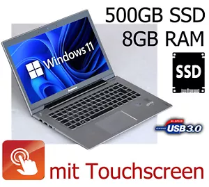 Plano Notebook Lenovo Intel i5 Pantalla Táctil 500GB SSD 8GB RAM WLAN Windows 11 - Imagen 1 de 7