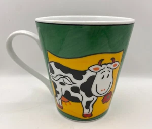 Maxwell & Williams Comical Cow Coffee Mug Porcelain Bright Colourful Fun - Picture 1 of 7