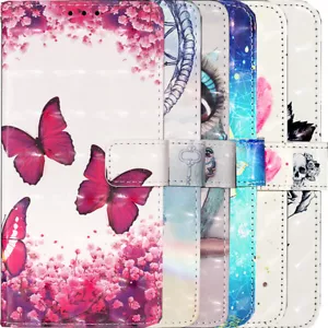 For Huawei Honor 300 Pro 300 X60 3D Painted PU Leather Wallet Stand Phone Cover - Picture 1 of 20