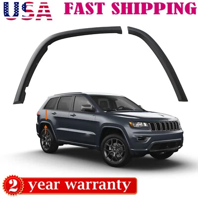 2PCS Rear Right Side Wheel Arch Trim Molding For Jeep Grand Cherokee 2011-2021 - Image 1 of 4