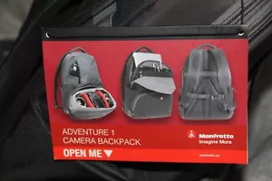 Manfrotto MB MA-A1-15 Adventure 1 Camera Backpack w/Rain Cover - Picture 1 of 3