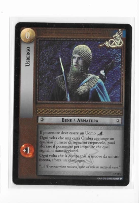 LOTR TCG  Lord of the Rings Foreign Tournament Foil Card 12TF4 Usbergo ITALIAN - Image 1 of 2