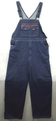 НОВЫЙ мужской комбинезон-комбинезон Dickies большой синий джинсовый 100% хлопок свободная посадка рабочая одежда - Изображение 1 из 4