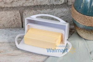 Better Dish Butter Dish with Flip Top lid,Dishwasher Safe - Picture 1 of 2