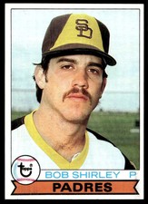 1979 Topps 594 Bob Shirley   San Diego Padres  Baseball Card