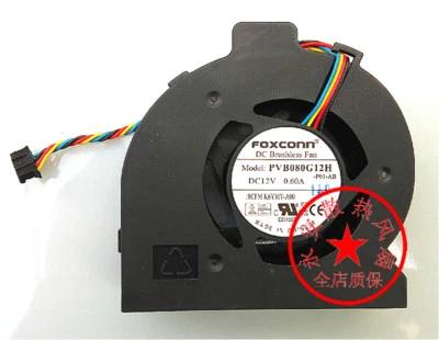 1pcs  Foxconn PVB080G12H -P01-AB 12V 0.60A PWM Server Cooling Fan for DELL - Image 1 of 2