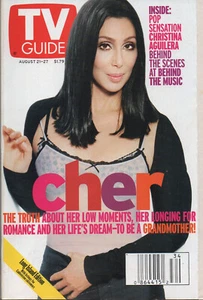 1999 TV GUIDE August 21-27 CHER NO LABEL - Picture 1 of 1