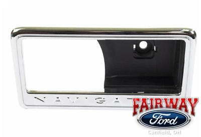 07-14 Lincoln Navigator OEM Ford Left Driver Rear Inside Door Handle Trim Bezel Foto 1 de 3