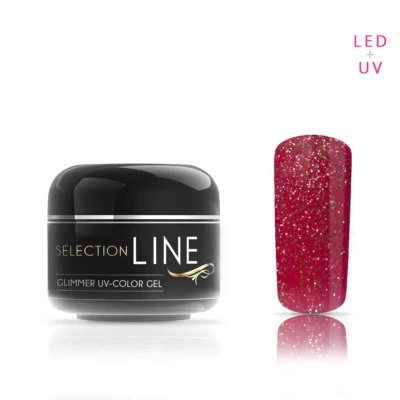 LED UV Farbgel Selection Line Glimmer 5ml Coral | Glitzer Premium mittelviskos - Bild 1 von 4