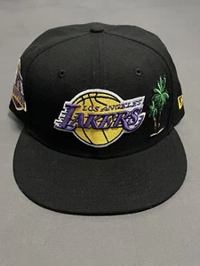 NWT New Era 9FIFTY NBA 2020 Champions Los Angeles Lakers Palm Tree Snapback RARE - Picture 1 of 5