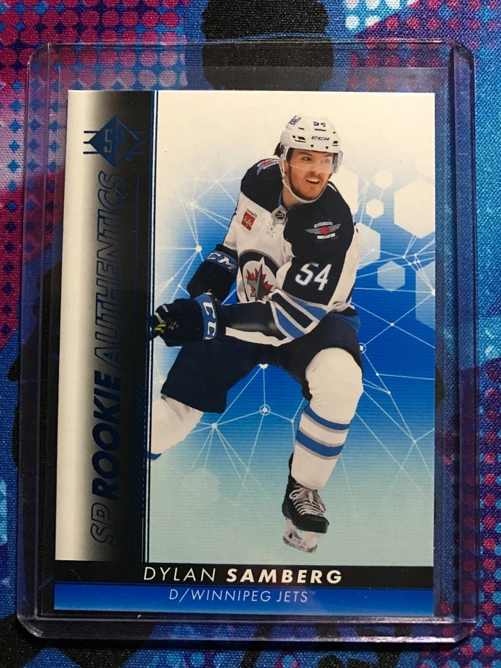 2022-23 SP Rookie Authentics Blue Dylan Samberg #131 - Image 1 of 2