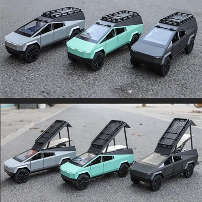 1:24  Tesla Pickup Camper Van Model Diecast Toy Vehicle Alloy For Adults Gifts  - Image 1 of 4