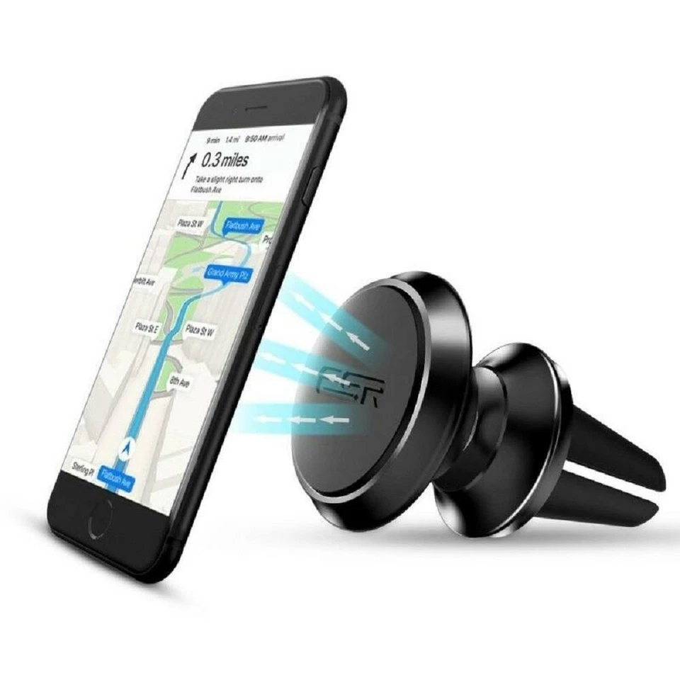 360 Degrees Magnetic Air Vent Car Phone Mount Holder for iPhone - NEW - Image 1 of 1