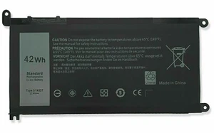 51KD7 Battery For Dell Chromebook 11 3100 3180 3189 5190  P28T Y07HK FY8XM - Picture 1 of 2