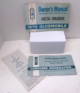 1970 Oldsmobile Vista Cruiser Wagon Owners Manual, Warranty & Consumer Info - Picture 1 of 3