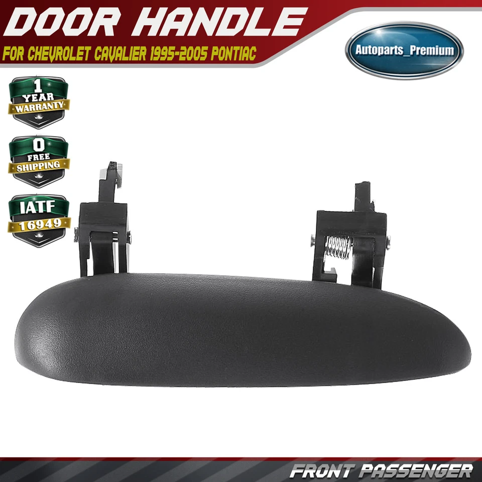 Manija de puerta exterior del pasajero delantero negra para Chevy Cavalier Pontiac Sunfire Foto 1 de 4