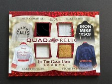 2022 Leaf In The Game Used Ali Tyson Holmes Patterson Quad Relic # /25