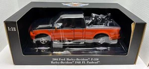2004 Harley Davidson Diecast Ford F350 with 1948 FL Panhead 1/18 Maisto Truck - Picture 1 of 7