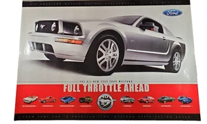 Ford Mustang GT 2005 Full Throttle 40th Anniversary Muscle Car Poster 36"x24" - Picture 1 of 15