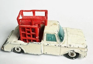 1970s Husky Models #12 Ford F350 Tower Wagon Truck made in Great Britain White - Picture 1 of 5