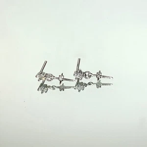 1Pair Beautiful Crystal Zircon Stud Earrings For Women Cute Jewelry Accessor-vm - Picture 1 of 8