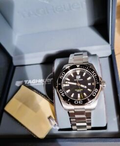 NEW TAG Heuer Aquaracer Men's Black Quartz Watch - WAY111A.BA0928 41mm