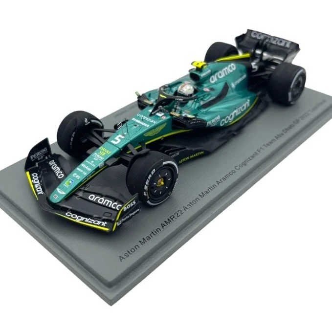 1 43 SPARK Aston Martin F1 Amr22 #5 Abu Dhabi Gp Last Race 2022 Vettel S8552