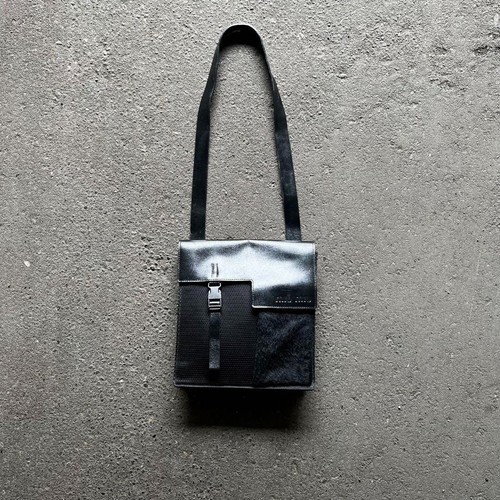 Borsa a tracolla Miu Miu Archivio pelle maglia scamosciata anni 90 vintage USATA originale #S2310